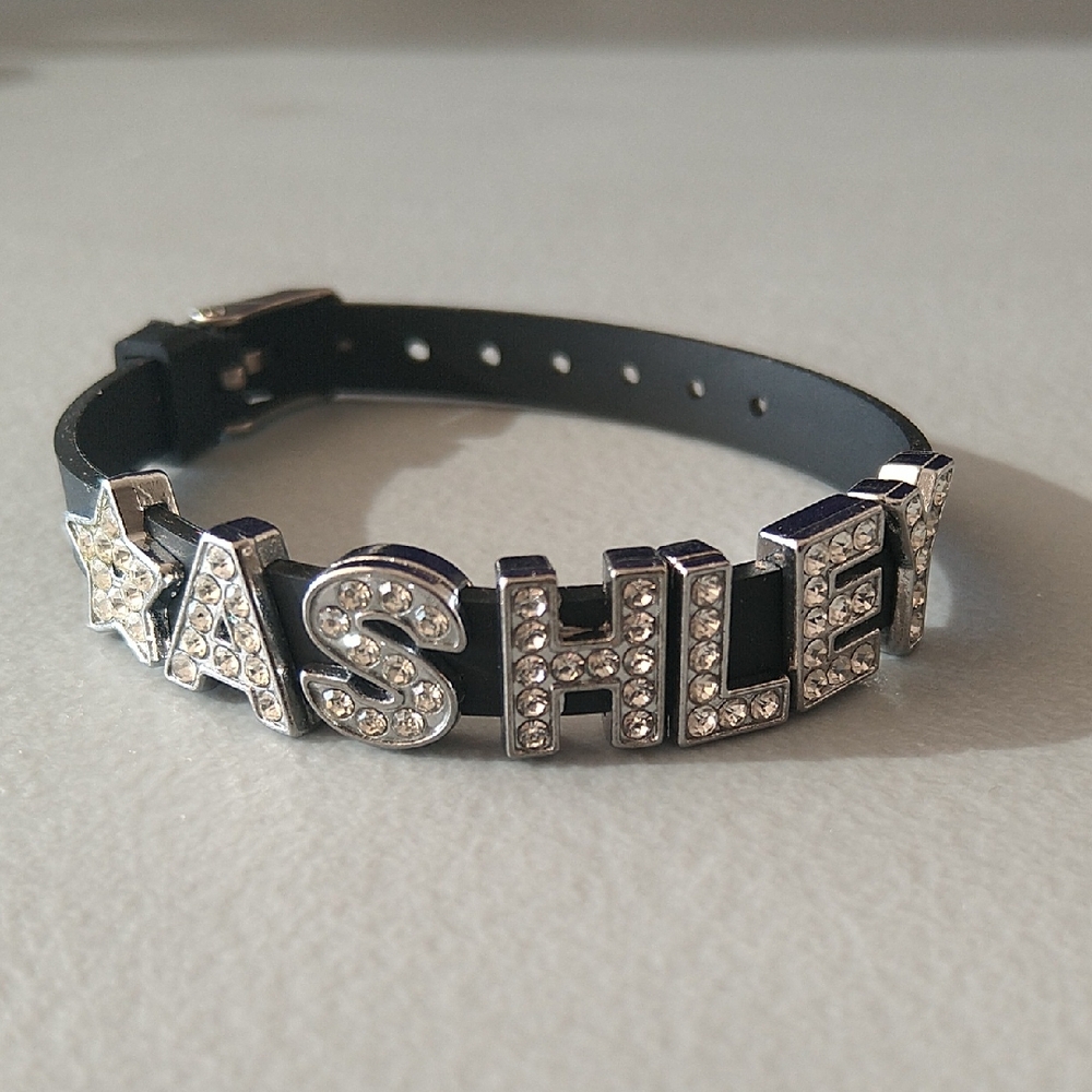 Ashley Silver and Black Bracelet